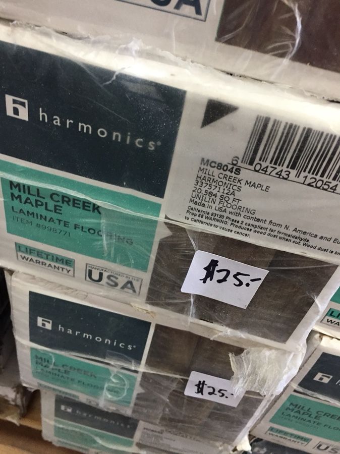 Harmonics mill creek maple laminate flooring