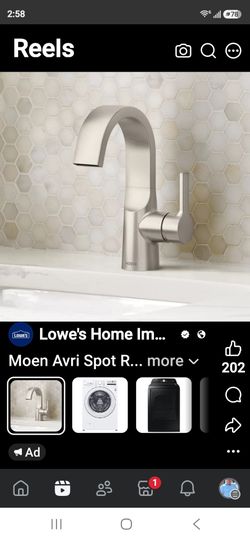 2 Moen bathroom faucets