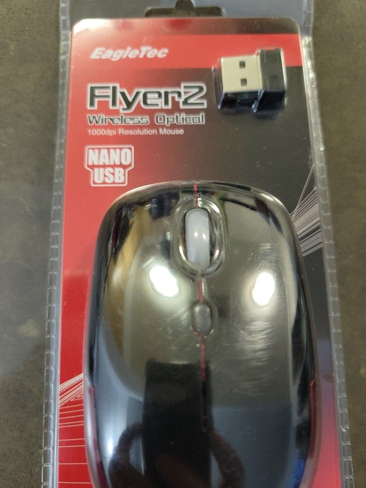 Eagletec Wireless Optical Mouse 10000dpi Resolution