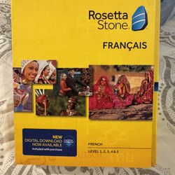 NEW Rosetta Stone French Francais Level 1-5 SEALED Windows Mac