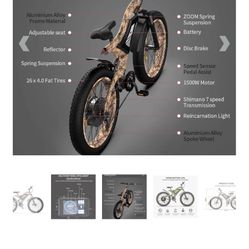 Electric Mountain Bike 