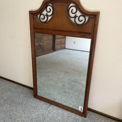 Large Vintage Dresser Mirror