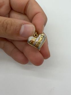 10KT Real Gold Heart Pendant