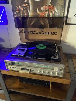 Fully Serviced vintage 1978 Fisher MC-3050. Turntable, cassette, radio, 8 track, upgraded Bluetooth!