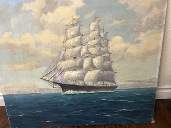 Antique Oil Painting 