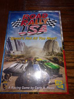 Road Rally USA board game