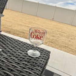 Vintage coke glass