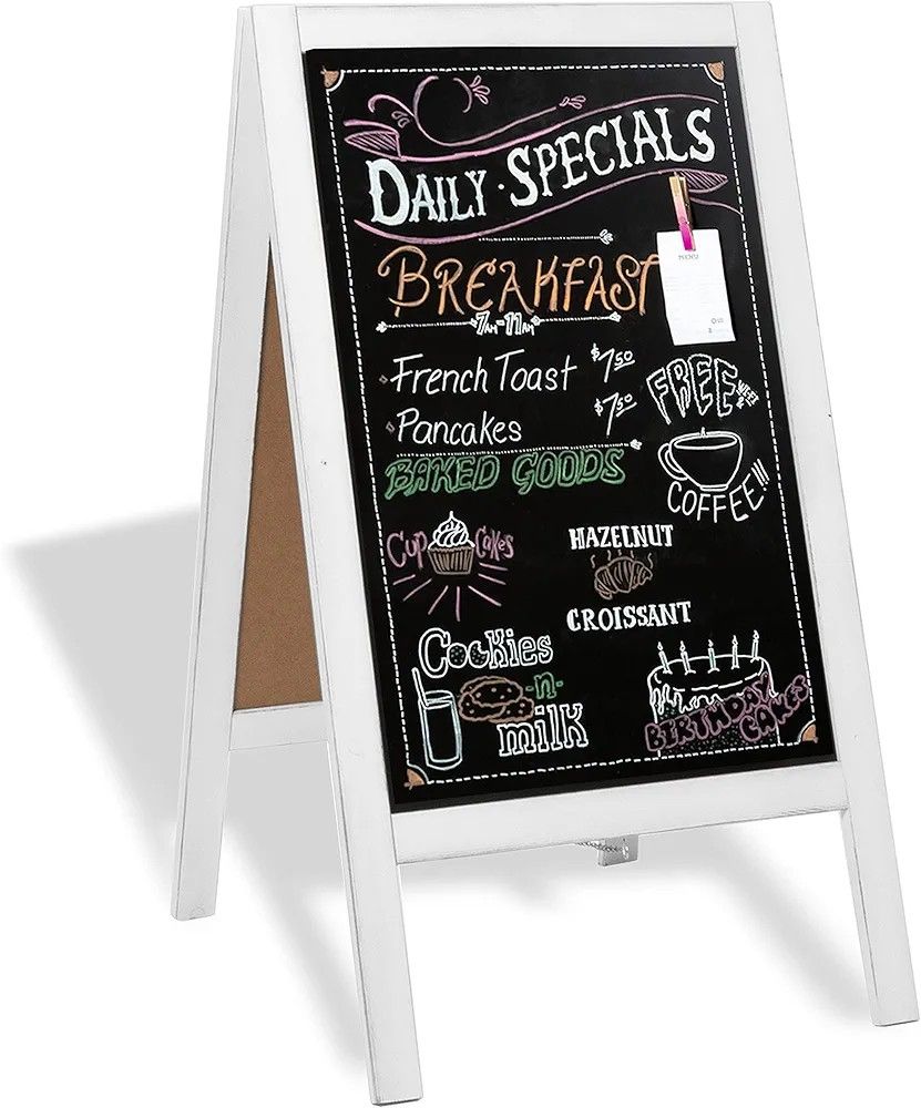 A-frame Chalkboard sign - Never used, in box