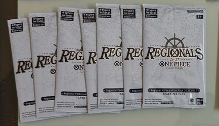 One piece cards regionals participation pack 2026 vol 1