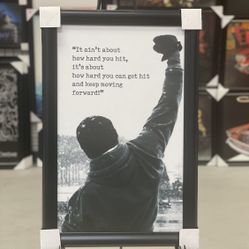 Framed Rocky Wall Deco 