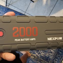 2000A Peak Car Battery Jump Starter