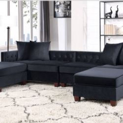Sectional Sofa + Ottoman