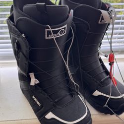 Complete Snowboard Setup- Rome Garage Rocker Wide 160cm + Ride Bindings + Burton Boots (Size 12)