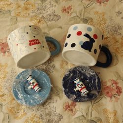 Moving sale! White rabbit ceramic mugs
