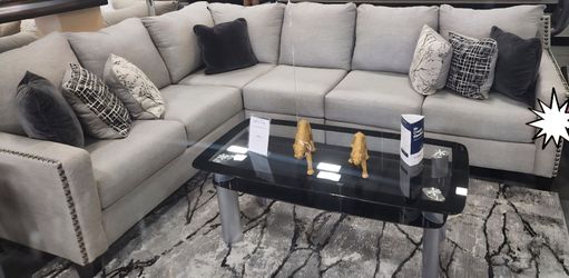 Light Grey L Shape Sectional