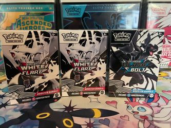 Pokemon Black bolt & white flare booster bundles