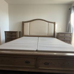 King Bed Frame and Side Dressers