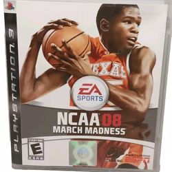 Sony Playstation  3  PS3  Game  -  NCAA March  Madness  08 Complete With Manual 