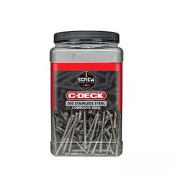 C-Deck Stainless Steel Composite Deck Screw- #10 x 2-3/4" -350 Ct