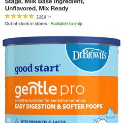 Dr. Brown's good startgentle pro Infant Formula Powder