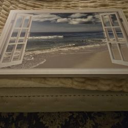 Window to the Beach Canvas