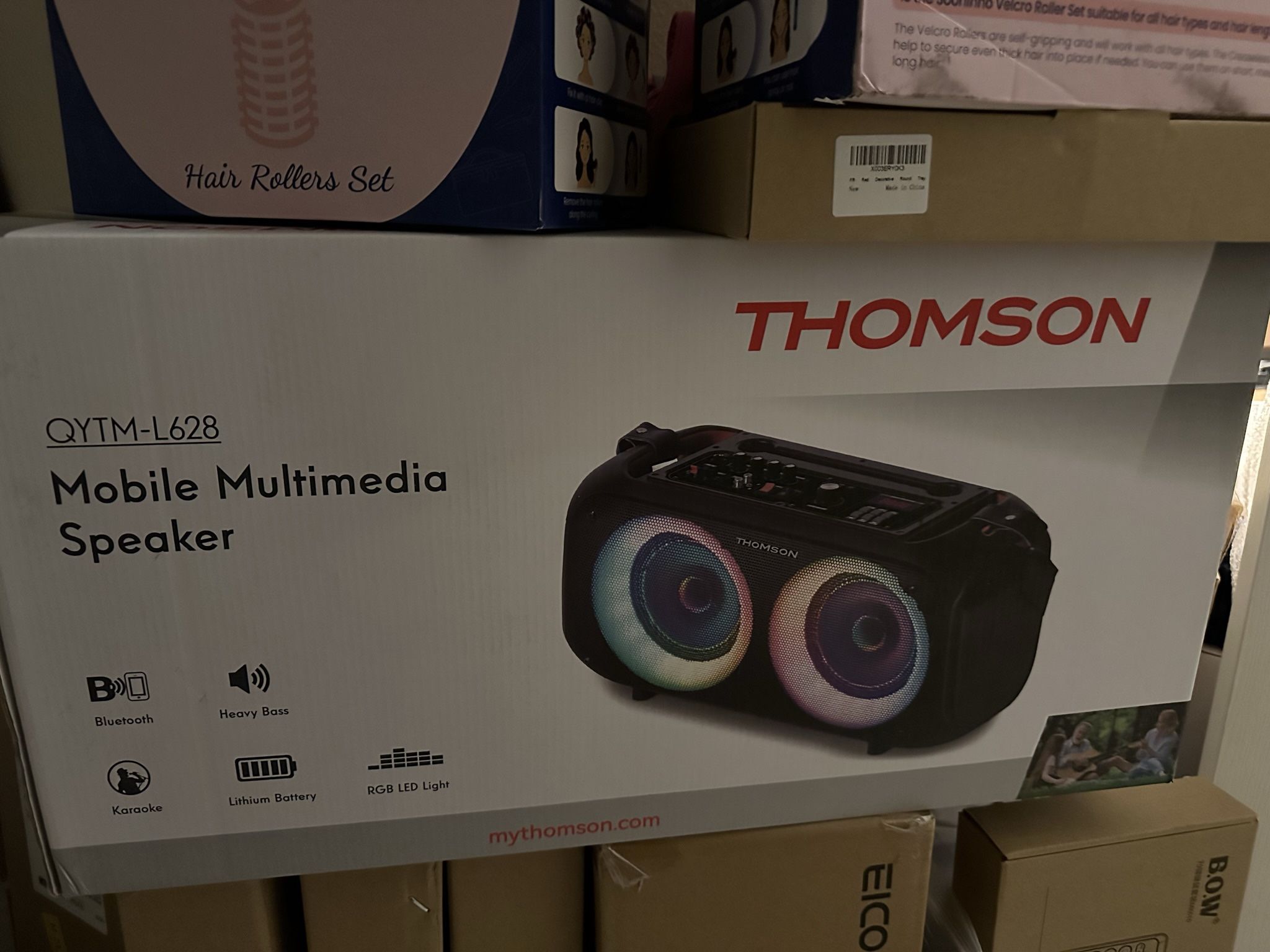 Thomaon Portable Bluetooth Speaker Colorful Light