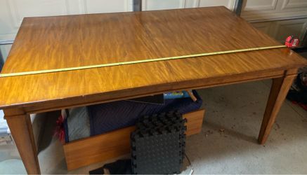 Ethan Allen Tuscany Wood Dining Table 68” x 42” Great starter table