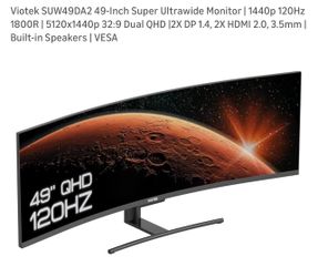 49’ Curved Monitor