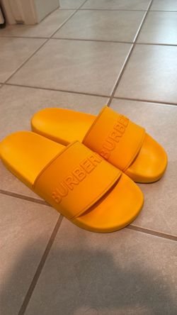 Burberry Slide Sandals Yellow