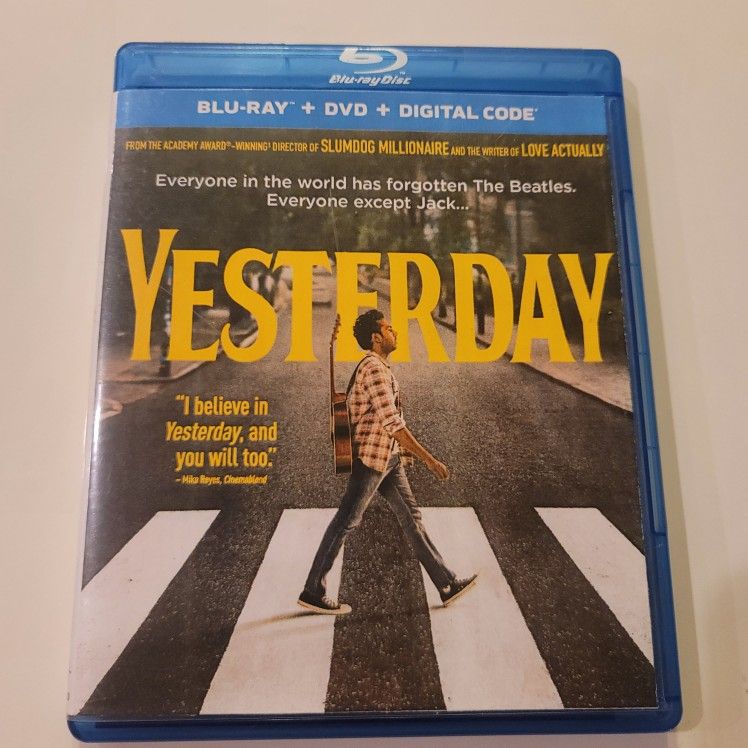$5 BLU RAY , YESTERDAY. BLU RAY ONLY NO DIGITAL OR DVD $5 OR TRADE FOR A MOVIE TITLE I DO NOT ALREADY OWN.