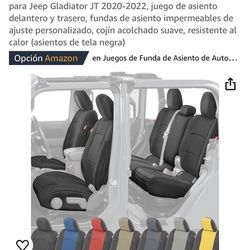 2020-2022 Jeep Gladiator/wrangler Seats Covers 