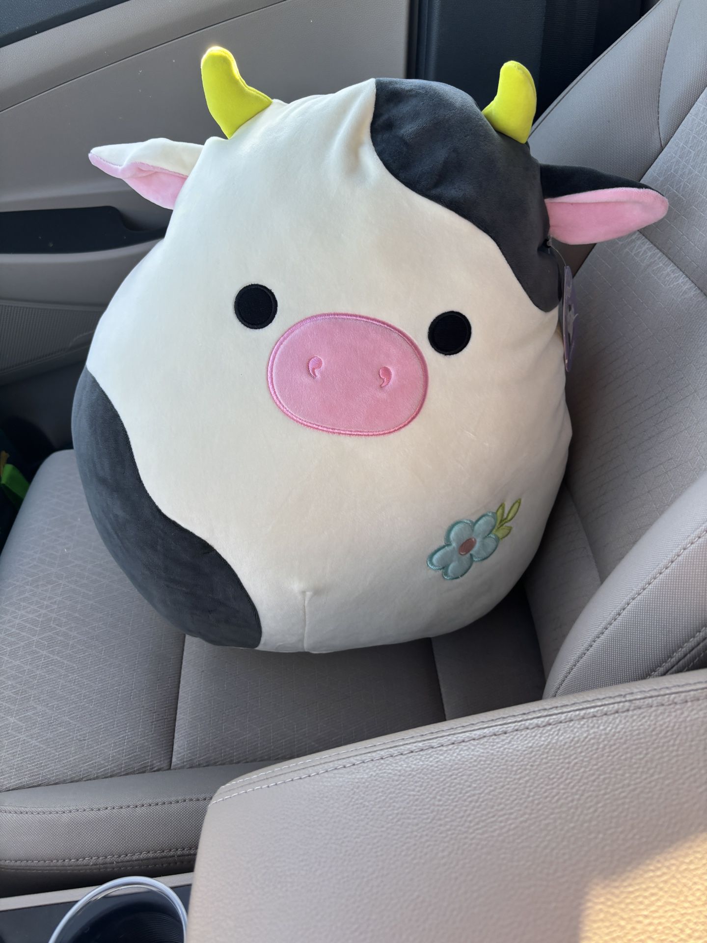 Squishmallow 16” Connor The Cow Plush Flower Belly Easter Spring Plush 2024 NEW