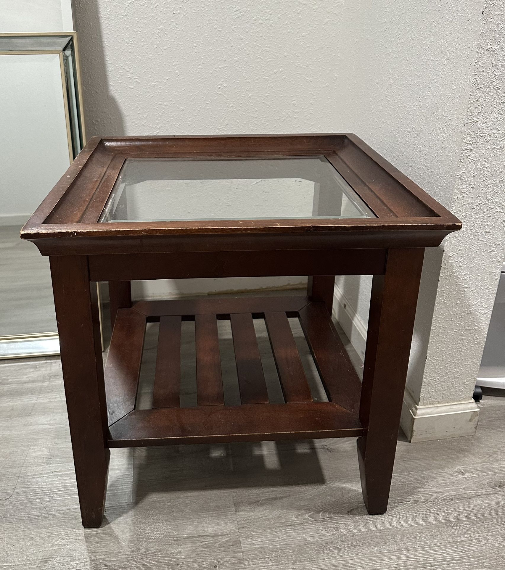 Mini Brown Glass Table