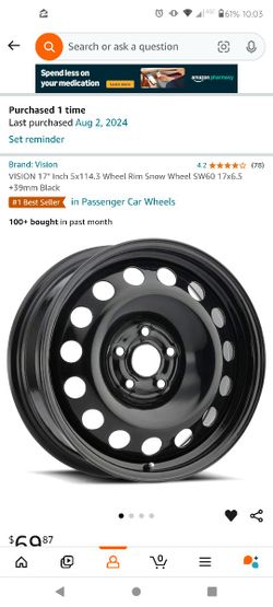 Vision 17" Black Rim