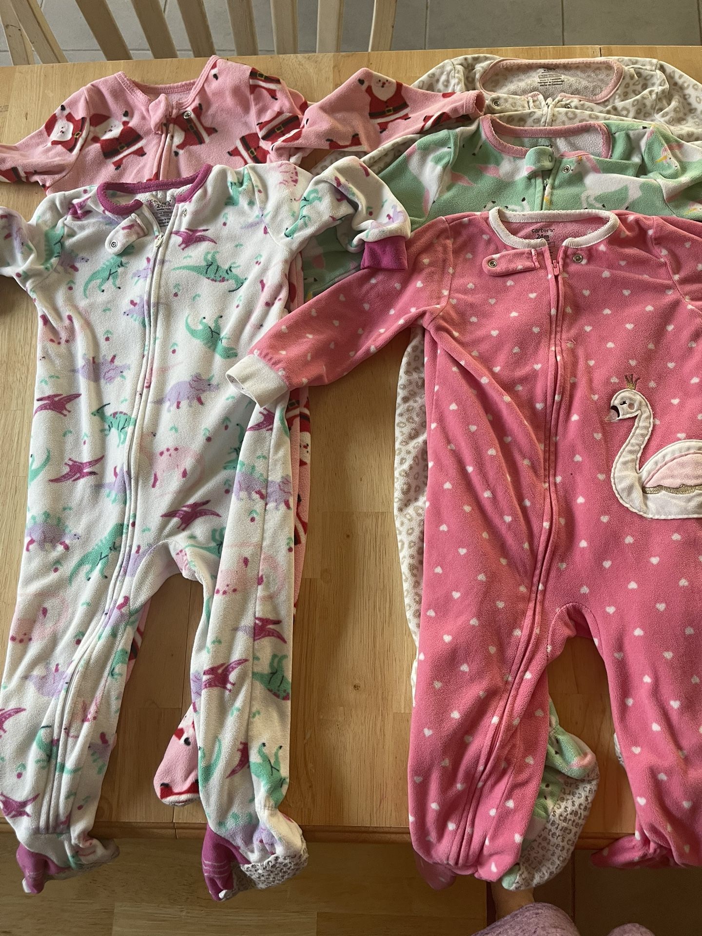 Girls 24 Months Fleece Pajamas