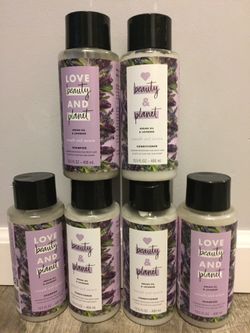 Love beauty & planet 400ml argan oil &lavender bundle for $21 must pick Up Gahanna
