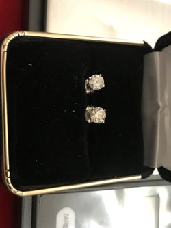 .90 carat diamond stud white gold 14k diamond