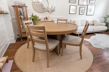 5-Pc. Dining Set (Table & 4 Ladder Side Chairs)