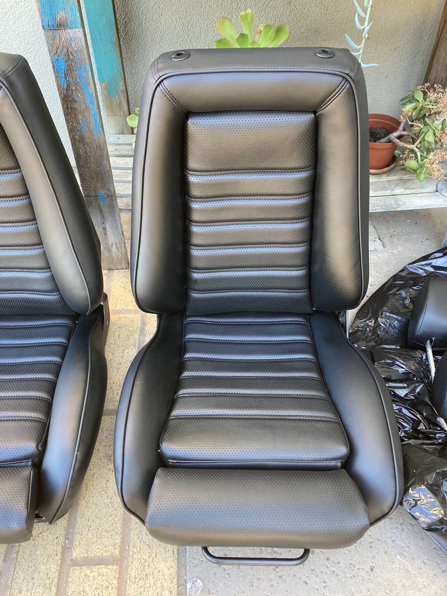 E21 Recaro Seats Rebuilt Reupholstered