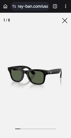 Upgrade your Ray-Ban Wayfarer Meta Glasses  (size 50-22)