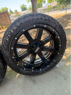22” moto metal wheels
