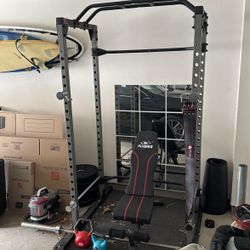 Full Gym Set - Squat Bench Power Cage 