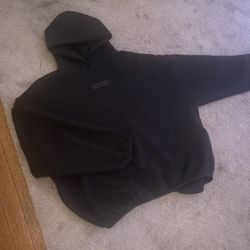 essentials black hoodie 