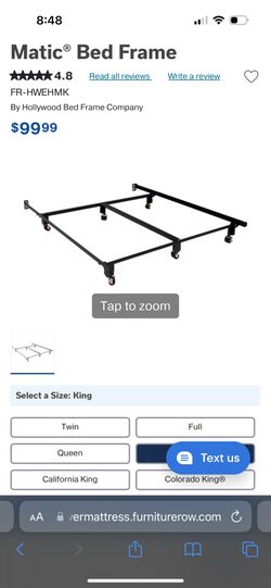 Kind Size Bed Frame And Base