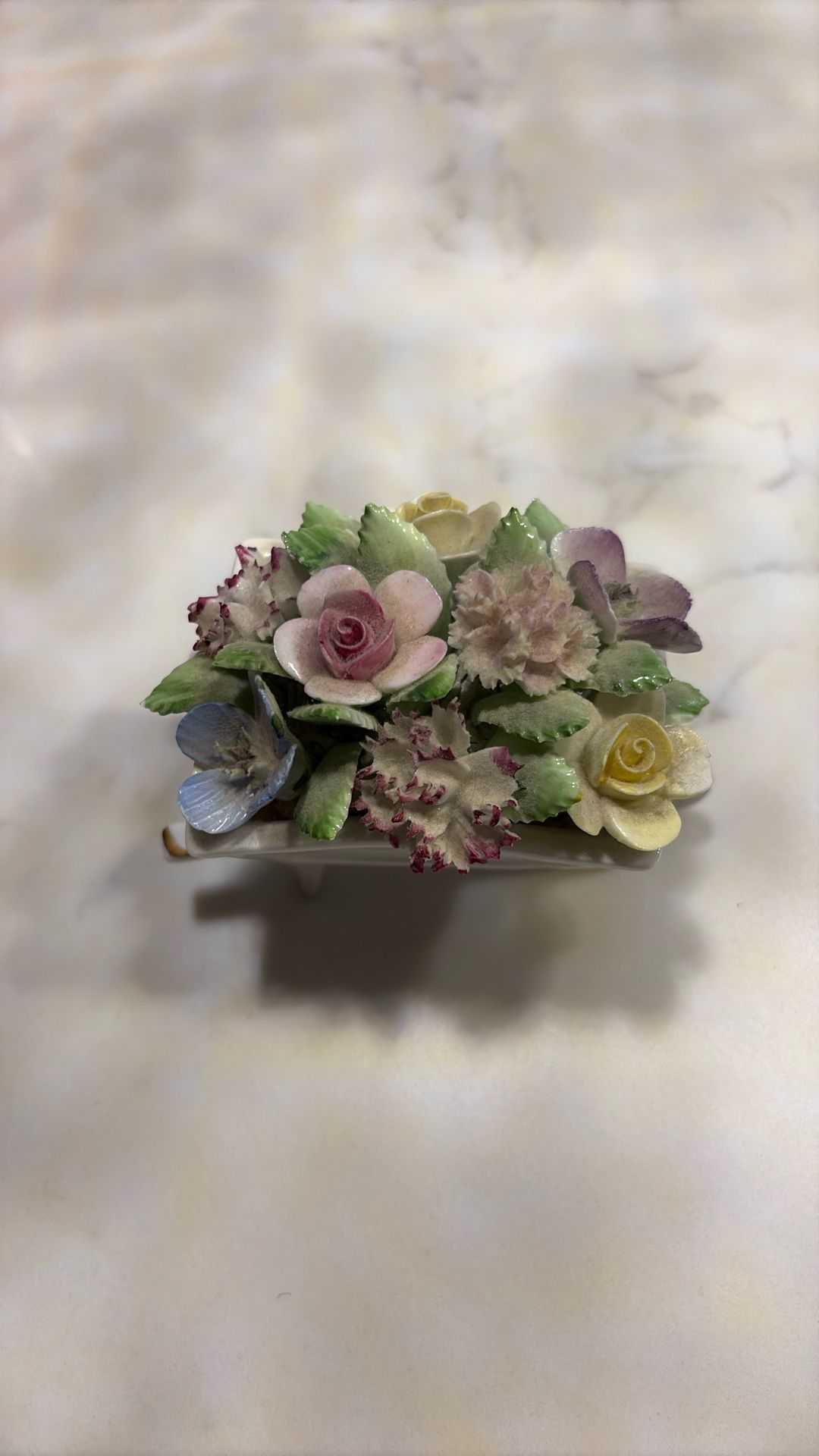 England Bone China Wheel barrel