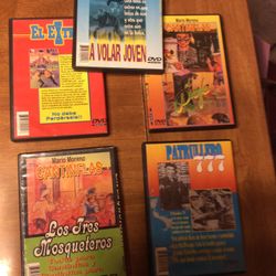 Cantinflas movies Mario Moreno DVD Movie Lot (5)