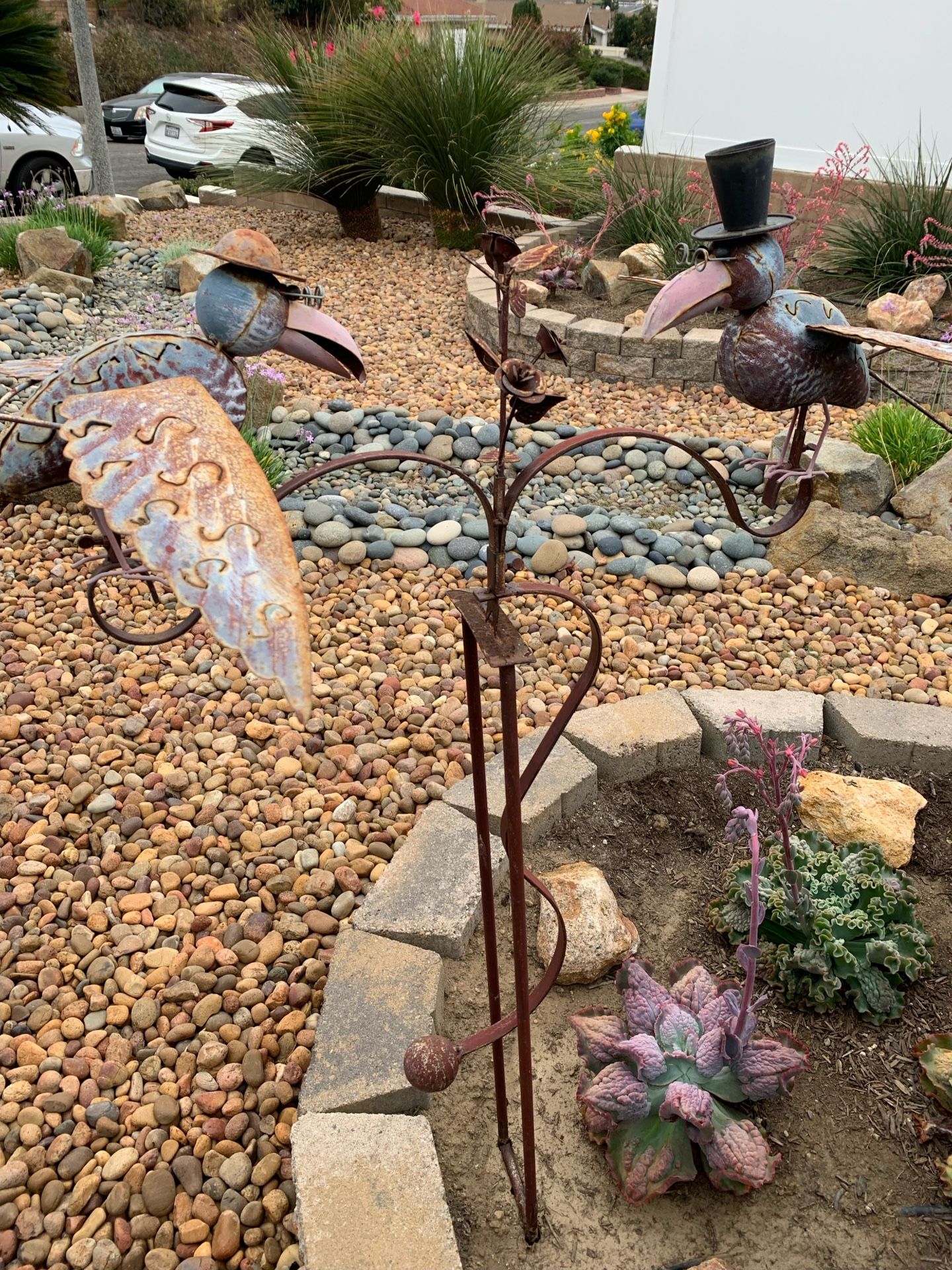 Halloween Metal Yard Art