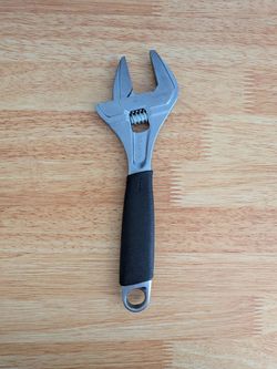 Bahco 9031 8 inch adjustable wrench wide mouth jaw snapon
