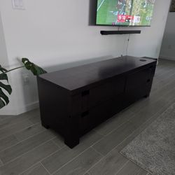 Coffee Brown Wooden TV stand