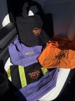 Trader Joes Halloween mini tote bags 